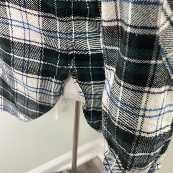 Pendleton Women's Elbow-Patch Flannel Shirt White Size XXS - Picture 9 of 10